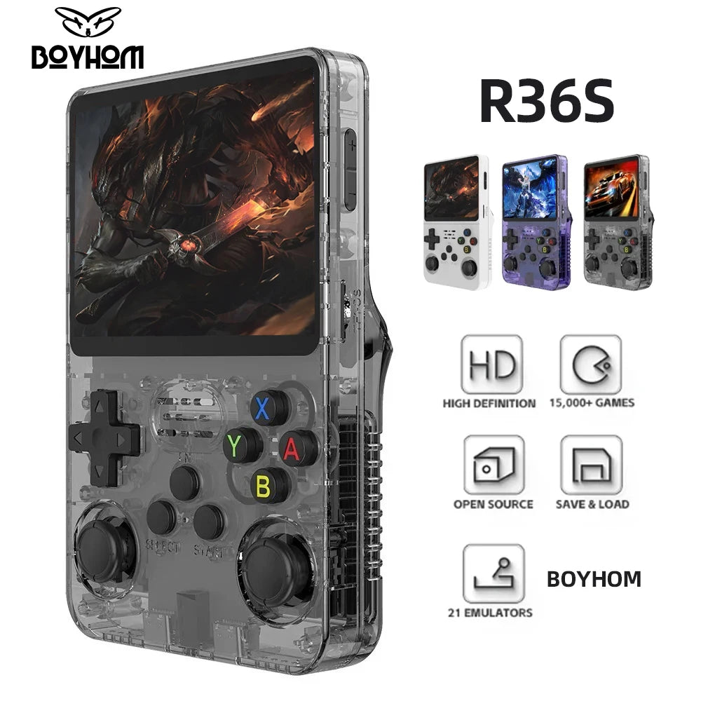 R36S Retro Handheld Video Game Console